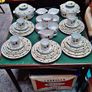 Large Arklow pottery Autumn leaves dinner set Image 3