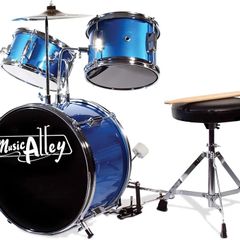 Junior Drum Kit with Drum Stool & Drumsticks