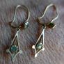 Vintage 9ct Gold 375 Earrings 0,6g Image 3
