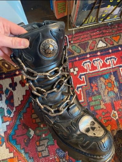 New Rock Reactor Leather boots