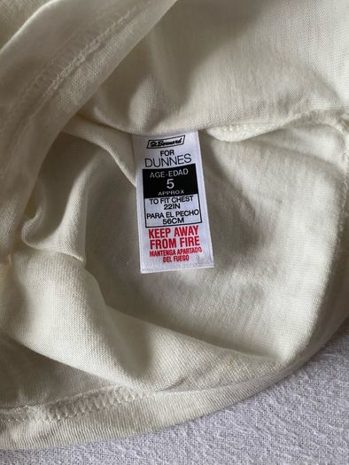 Brand New Girl's White "Snow Queen" Long Sleeve Top | 5 years