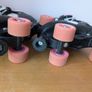 Smyth's Quad Roller Skates Bundle (Red & Pink Pairs - Size M / Approx UK 1-3) Image 4