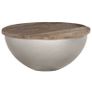 Bowl Shaped Coffee Table 60 cm Solid Mango Wood Image 3