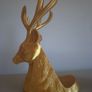 Gold Deer Head Bottle Holder Image 3