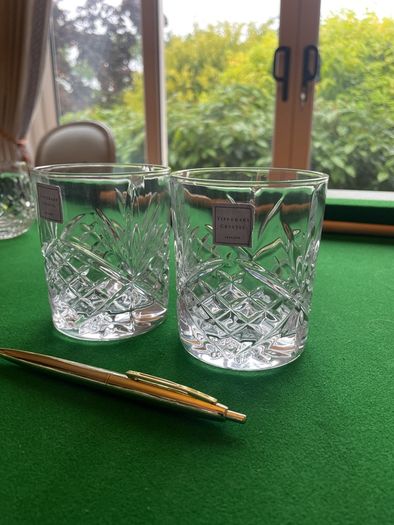 2 Tipperary Crystal Tumblers
