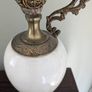 antique marble and brass lamp Image 7
