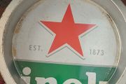 heineken metal tray ,ued condition,,buyer collects or pays postage
