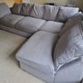 Harvey Norman Fantasia grey corner sofa with chaise Image 2