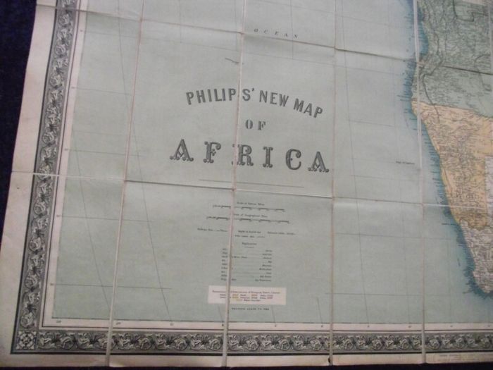 Philips New Map of Africa - London and Liverpool - George Philip & Son-Ca.1890