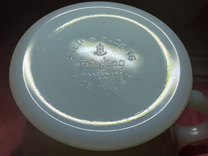 American milk white tea service, PRICE DROP