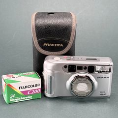Praktica point and shoot 35mm film camera