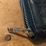 black Dewest zipper wallet. Image 4