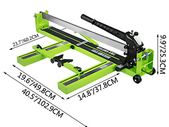 Manual Tile Cutter Infrared Laser Positioning Floor Cutter Push Knife Professional Hand Tool for Cutting Porcelain Ceramic Cutting Width 39.4in