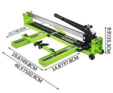 Manual Tile Cutter Infrared Laser Positioning Floor Cutter Push Knife Professional Hand Tool for Cutting Porcelain Ceramic Cutting Width 39.4in