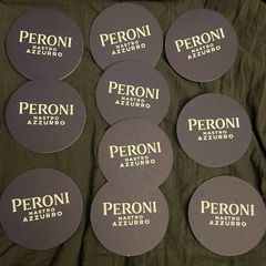 Peroni Nastro Azzurro Beer Mat Coaster set
