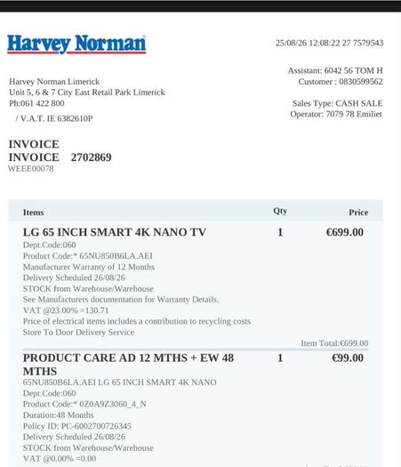 Lg Nano 65 Inches Tv