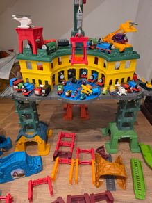 Thomas and Friends Sodor Steamworks playset with trains