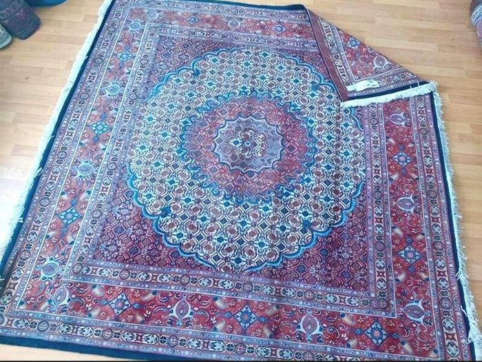 Fabulous Persian Moud Square rug and matching runner rug Carpet