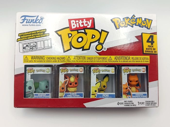 Funko Bitty Pop! Pokemon 2025 Bulbasaur Flareon Pichu Charizard New Sealed
