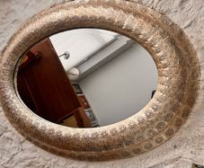 90cm x 66cm ornate mirror