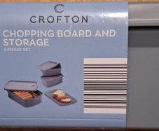 Crofton chopping board with storage