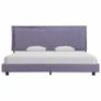 Bed Frame Light Grey Fabric 180x200 cm 6FT Super King Image 2