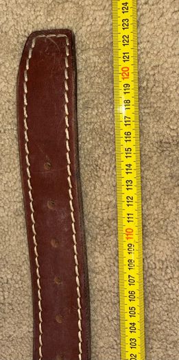 Solid Leather Trouser Belt,Long-123Cm