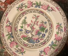 Vintage Indian tree design salad plates free postage