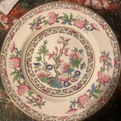 Vintage Indian tree design salad plates free postage