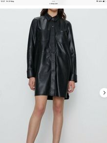 Zara capsule collection , real leather , new, size S