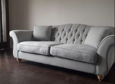 Chesterfield 3 seater sofa grey