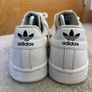 Womens Adidas Continental 80 white trainers Image 3