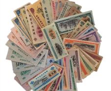 100 PCS China Different Food Coupon , Real Notes Mix Grade Lot Chinese Rice Bill Meat Coupons Note Original Stamp
