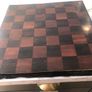 Hand carved chess board & pieces Image 3
