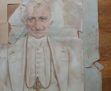 Antique Pope Leo X111 Colour Print.