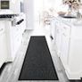 MULTIPLE SIZES AVAILABLE Hallway Runner Rug Grey 60x120cm Heavy Duty Entrance Mat Non-Slip Rubber Back Large Runner Dirt Trapper Carpet, Water Absorbent Runner Mat, Washable Rug for Hallway Kitchen Living Room Image 5