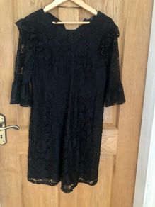 Timeless classic black lace dress