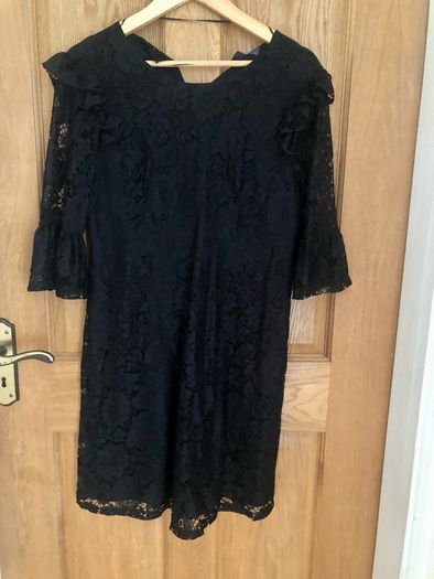 Timeless classic black lace dress