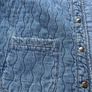 Ladies Jagged & Beau Quilted Stylish Denim Jacket Image 9