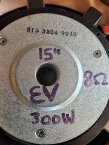 Ev 15in speaker
