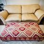 Laura Ashley 3 seater sofa and Tetrad ottoman Image 8