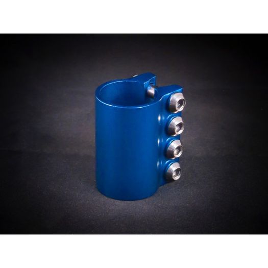 Damaged 4 Bolt Clamp Anodised Black