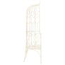Garden Bench 95 cm Iron Antique White Image 3