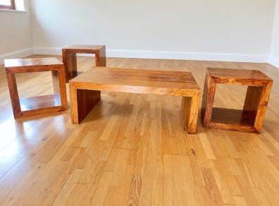 Coffee Table and matching Cube tables