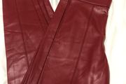 Ladies zara leather trousers size S