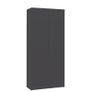 Shoe Cabinet Grey 80X35.5X180 cm Chipboard Image 2