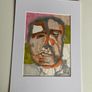 Original art Abstract portrait pop art Art original Art portrait painting contemporary Irish Art abstract painting Image 9