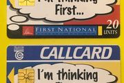Callcard 1121 First National Gemplus Variations