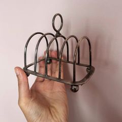 J.B. Chatterley & Sons silver plated toast rack