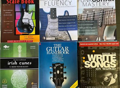 Guitar books sheet music